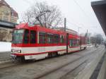 Tw 148 am 22.02.09 an der Stadthalle .