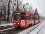 Tw 168 hat in wenigen Minuten ihr Endziel Wendeschleife Thiemstrae erreicht.  (22.02.2005)