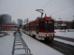 Tw 171 am 12.02.09 in der Stadtpromenade .