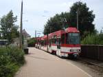 Tw 171 und 130 am 09.08.09 in der Wendeschleife Strbitz .