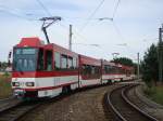 Tw 171 und 130 am 09.08.09 kurz vor dem Betriebshof Neu Schmellwitz .
