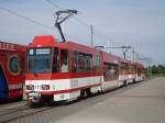 Tw 171 und 130 am 09.08.09 im Betriebshof Neu Schmellwitz .