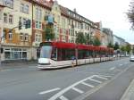Combino (EVAG-Tw 639) in der Magdeburger Allee auf der Linie 1 zum Europaplatz, Erfurt Oktober 2009