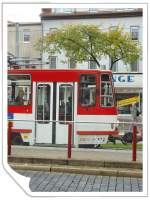 Tatra KT4D Tw 522 der EVAG an der Haltestelle Wendenstrasse, Erfurt Oktober 2009
