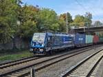 BR 388 020-0 CZ-CDC (CD Cargo silnejsi v Evrope diky spolupracis ALSTOM) mit einem Containerzug bei der Durchfahrt HH-Harburg Richtung Süden. 9.August 2025