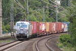 BR 383 432-2 mit Containerzug bei der Durchfahrt HH-Bergedorf in Richtung Rothenburgsort. 9.Juli 2025