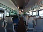 Der Innenraum eines InterJet Wagens. 19.07.2025