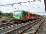 845 405 der GW Train Regio als R 25 Plzeň hl. n. - Most in Chomutov. 16.07.2025