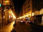 Carrer de la Pau bei Nacht, Valencia September 2009. 

