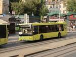 LKAP nr 1 (Львівське комунальне автотранспортне підприємство nr 1) MAZ 203.069 Bus Baujahr 2018. Torhova Strasse, Lviv, Ukraine 06-08-2024.

LKAP nr 1 (Львівське комунальне автотранспортне підприємство nr 1) MAZ 203.069 bus bouwjaar 2018. Torhova straat, Lviv, Oekraine 06-08-2024.