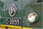 Eine Detailaufnahme der  SNCF C 20155 UIC N° 97 85 1 932-0 (ex SBB Ee 3/3 II 1615, ex SNCF C 20155). Ein elsässischer Eisenbahnfreund hat mir erzählt, dass des Originalnummernschild der C 20155 noch existiert und hier als  Abdruck  zu sehen ist. 

8. November 2025
