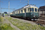150 Jahre Emmentalbahn.

Ankunft von RABe 576 201 der EBT aus Langnau in Burgdorf. Mai 2025.